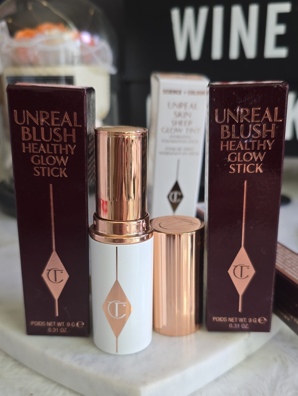 Charlotte Tilbury Unreal Blush Healthy Glow Stick — Peachy Peach Glow